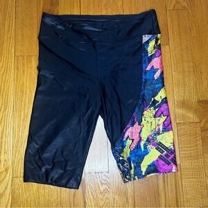 Koral x kappa sport biker short. Size small